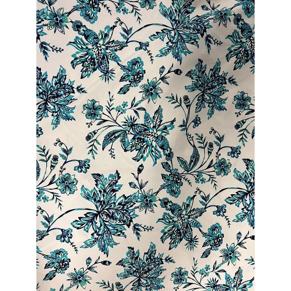 Lands End Womens Swim Skirt Plus Size 18 White Teal Blue Floral NEW - Picture 4 of 7